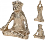 Dekoratiivne kujuke, "ahv" Mondex, kuldne/(v&auml;rv/disain valitakse juhuslikult), 14 cm x 5.5 cm x 10 cm