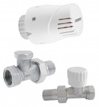 Sirge termostaadi komplekt eelh&auml;&auml;lestusega Ferro ZTMN01, pinnale paigaldatav, valge v., 0 - 29 &deg;C