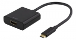Adapter Deltaco Baltic, USB Type-C/HDMI female, must