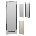 Peegel Valge/Must/Kuldne, rippuv, 34 cm x 94 cm