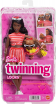 Nukk aksessuaaridega Mattel Barbie Twinning Looks JFP37, 29 cm, punane v.