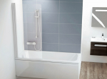 Du&scaron;isein Ravak CVS1 80 K, 80 cm x 150 cm, l&auml;bipaistev v./valge v./l&auml;bipaistev