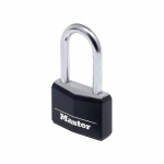 Riputatav ukselukk Masterlock 9150EURDBLKLH, must v., 50 mm