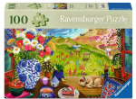 Pusle Ravensburger Seaside Window View, 21.8 cm x 29.5 cm, 100 tk, mitmev&auml;rviline