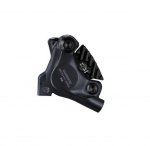 Tagumise ketaspiduri adapter Shimano BR-RX410, metall, must v.