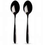 Lusikas Orion 144603, roostevaba teras, must v., 2 tk, 14 cm