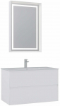 Vannitoa m&ouml;&ouml;bli komplekt Kalune Design Nest, valge matt v., 51 cm x 91 cm x 55 cm
