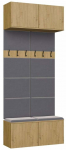 Riiuliga riidepuu Haga II 2W, 238 cm, artisan oak v.