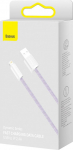 Juhe Baseus CALD000505, Lightning/USB Type A, 200 cm, violetne v., 12 W