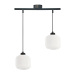 Valgusti lagi Candellux Lighting Estilo 32-49933, E27, 2 x 40 W, valge v. / must v.