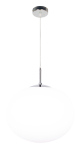 Valgusti rippuv Candellux Lighting Poly 31-27668, E27, 1 x 60 W, valge v. / kroom v., 40 x 31 cm