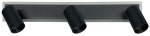 Valgusti lagi Light Prestige Parma LP-0612/3WS BK, GU10, 3000 - 6000 &deg;K, 3 x 50 W, must v. / must v.