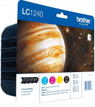 Tindiprinteri kassett Brother LC1240, sinine v./must v./kollane v.