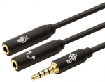Juhe TB 3.5mm female x 2, 3.5 mm, 0.3 m, must