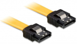 Juhe Delock SATA to SATA SATA 7-pin male, SATA 7-pin male, 0.3 m, kollane v.