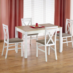 Laud pikendatav Maurycy, tamm v./valge v., 118 - 158 cm x 75 cm x 76 cm