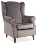 Tugitool Scandinavian Baron Velvet, hall v., 75 cm x 80 cm x 101 cm