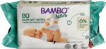 Puhastuslapid beebidele Bambo Nature, 80 tk