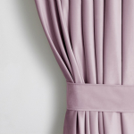 &Ouml;&ouml;kardin, lipsuga Restilo Velvet, roosa v., 140 cm x 270 cm