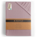 Voodilina Restilo Amber, helelilla v./tumeroosa v., 200 x 200 cm, kummiga