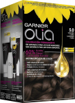 Juuksev&auml;rv Garnier Olia Midnight, hele pruun v., 5.0, 60 ml