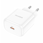Adapter Borofone BOBN3WH, USB-C, valge v., 20 W