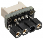 Adapter Aqua Computer RGBpx adapter for connecting RGBpx components to the mainboard connection, 2 g, valge v./must v.