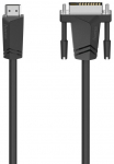 Kaabel Hama HDMI - DVI/D HDMI, DVI-D, 1.5 m, must v.