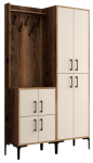 Esiku m&ouml;&ouml;blikomplekt Kalune Design Berlin BA, sise, kreemjasvalge/p&auml;hklipuu v.