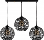 Valgusti rippuv Opviq Fellini MR - 786, E27, 3 x 40 W, must v.