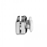 Topeltp&otilde;hjaga rattad du&scaron;ikabiinile Thema Lux QZ-20 CH2G25, &Oslash; 2.5 cm, 2 tk