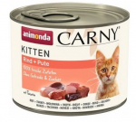 Kassi m&auml;rgtoit Animonda Carny Beef + Turkey, veiseliha/kalkun, 0.2 kg