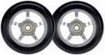 Rollerite lisavarustus, rattad Black Dragon Wheel Set for Stunt Scooter, antratsiit/must, 2 tk