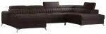 Nurgadiivan Lacante Velvetmat 22, tumepruun v., parem, 202 x 354 cm x 92 cm