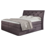 Voodi kahekohaline kontinentaalne Mirabel Soro 65, 160 x 200 cm, violetne v., madratsiga