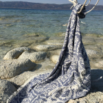 Rannar&auml;tik Foutastic Barok 192DCH1623, s&uuml;gavsinine v., 90 cm x 170 cm