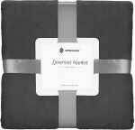 Pleed Springos Luxurious Blanket Extra Thick, tumehall, 150 cm x 200 cm