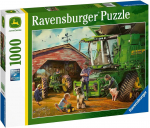 Pusle Ravensburger John Deere Then & Now 16839, 50 cm x 70 cm, 1000 tk, mitmev&auml;rviline