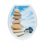 WC-poti prill-laud kaanega Karo-Plast Infinity 16274, mitmev&auml;rviline, 46 cm x 37 cm