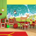 Fototapeet Artgeist The Animals Of Farthing Wood, 309 cm x 309 cm