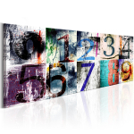 Reproduktsioon Artgeist Colourful Numbers N4261-DKXPWD, 135 cm x 45 cm