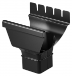 Allatulek Ruukki RR23 D009.A76263, 80 cm, teras, must