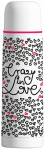 Termos Ambition Crazy In Love, 0.5 l, valge v./must v./punane v.