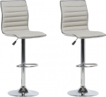 Toolide komplekt Beliani Lucerne, l&auml;ikiv, beež v., 39 cm x 40 cm x 96 - 118 cm, 2 tk