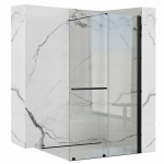 Du&scaron;isein Rea Cortis Walk-in, 100 cm x 199 cm, l&auml;bipaistev v./must v.