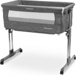 Beebi reisivoodi Caretero Sleep2Gether 95 x 70 cm, grafiit v.