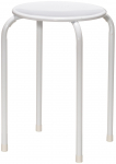 Taburet 4Living Joy, matt, valge v., 33 cm x 33 cm x 47 cm