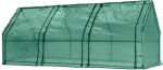 Akendega kaarjas kasvuhoone Neoair, pol&uuml;et&uuml;leen, 2.4 x 0.9 m, roheline v.