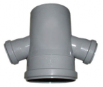 Rist (nelja haruga) sisekanalisatsioonile Magnaplast HTplus, 110 mm x 50 mm x 50 mm, 67 &deg;
