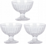 J&auml;&auml;tisepokaal Excellent Houseware Stripe, 600 ml, &Oslash; 10 cm, l&auml;bipaistev v., klaas